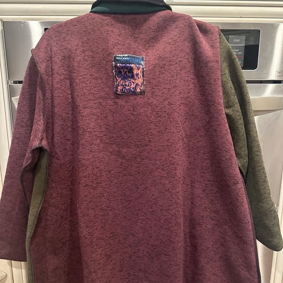 Colorful Patchwork Women's Sweater - Picture 3 of 3